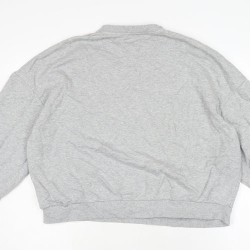 Michelle keegan Womens Grey Cotton Pullover Sweatshirt Size 18