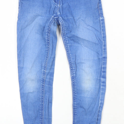 TU Boys Blue Cotton Skinny Jeans Size 6 Years Slim - Elasticated Waist