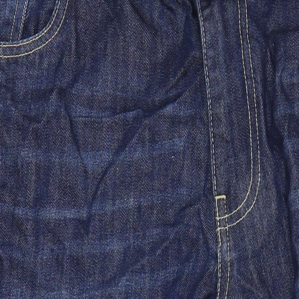 Zeenzo Mens Blue Cotton Straight Jeans Size 40 in L24 in Relaxed