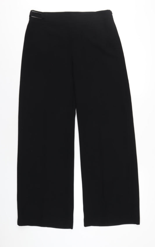 Principles Womens Black Polyester Dress Pants Trousers Size 12 L32 in Regular Zip