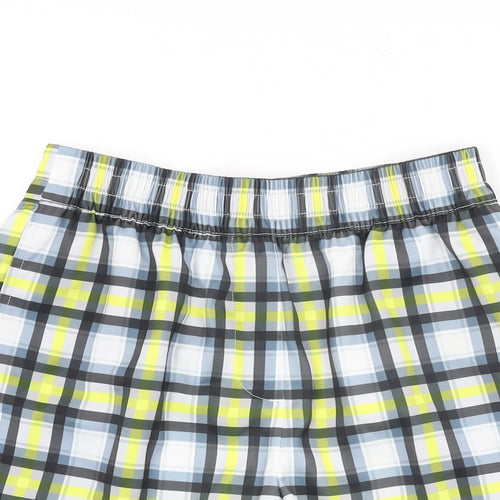 COLLUSION Womens Multicoloured Geometric Polyester Basic Shorts Size 6 L4.5 in Regular Pull On