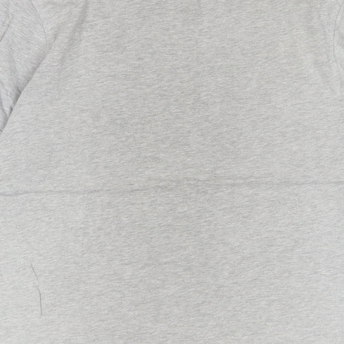 Hollister Mens Grey Cotton T-Shirt Size M Crew Neck