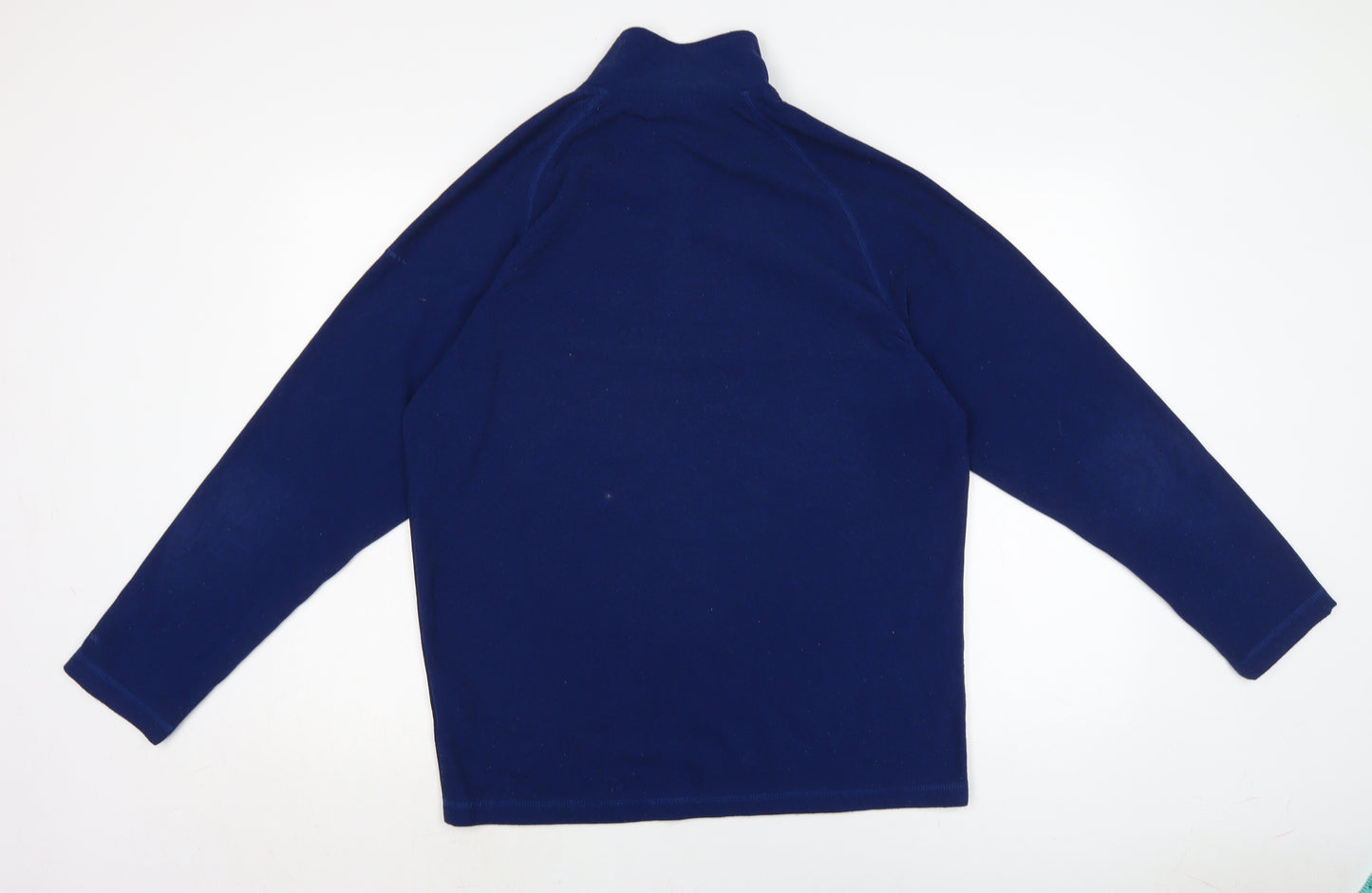 Tresspass Mens Blue Crew Neck Polyester Pullover Jumper Size L Long Sleeve