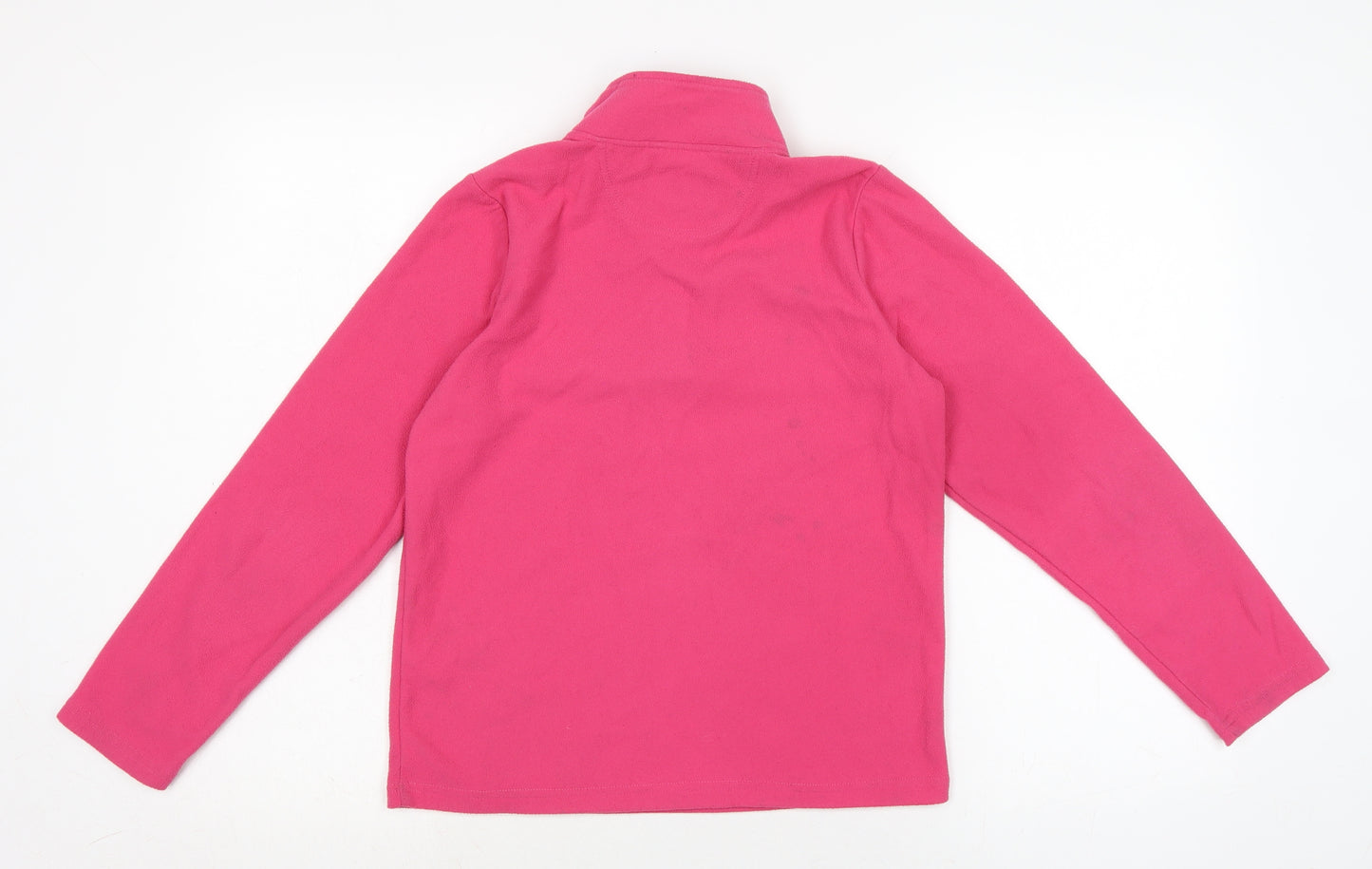 Peter Storm Womens Pink Mock Neck Polyester Pullover Jumper Size 12