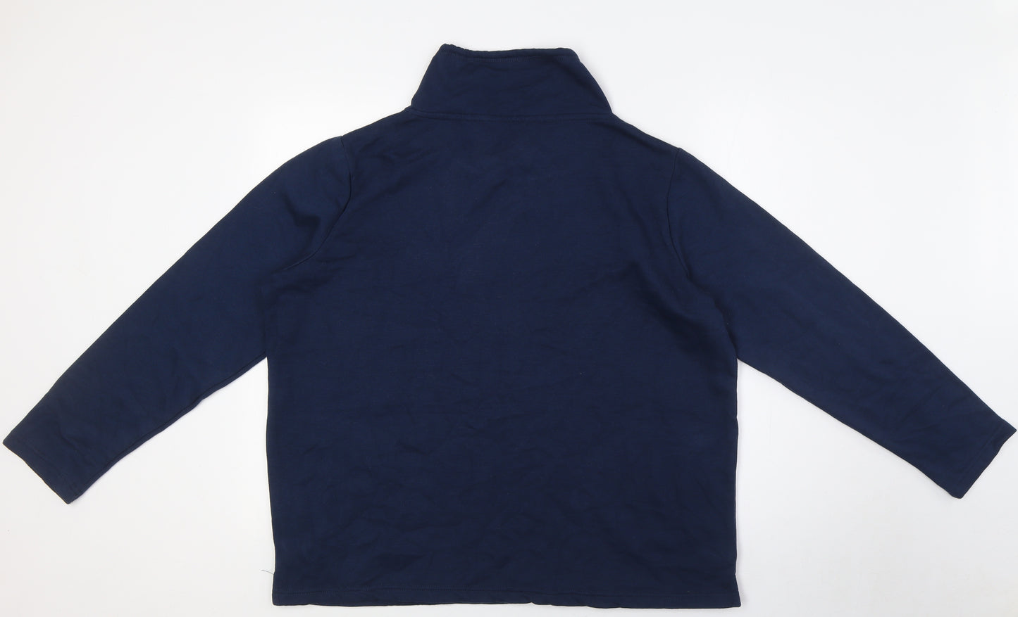 Emreco Womens Blue Polyester Pullover Sweatshirt Size 18