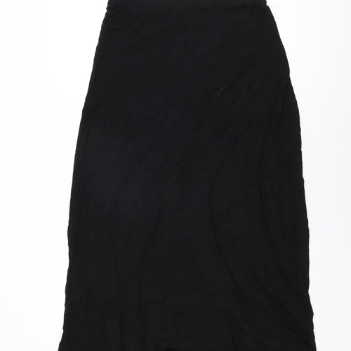 Select Womens Black Viscose Maxi Skirt Size 18