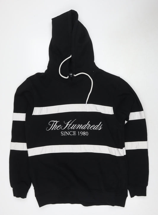 The Hundreds Womens Black Cotton Pullover Sweatshirt Size L Pullover - Logo