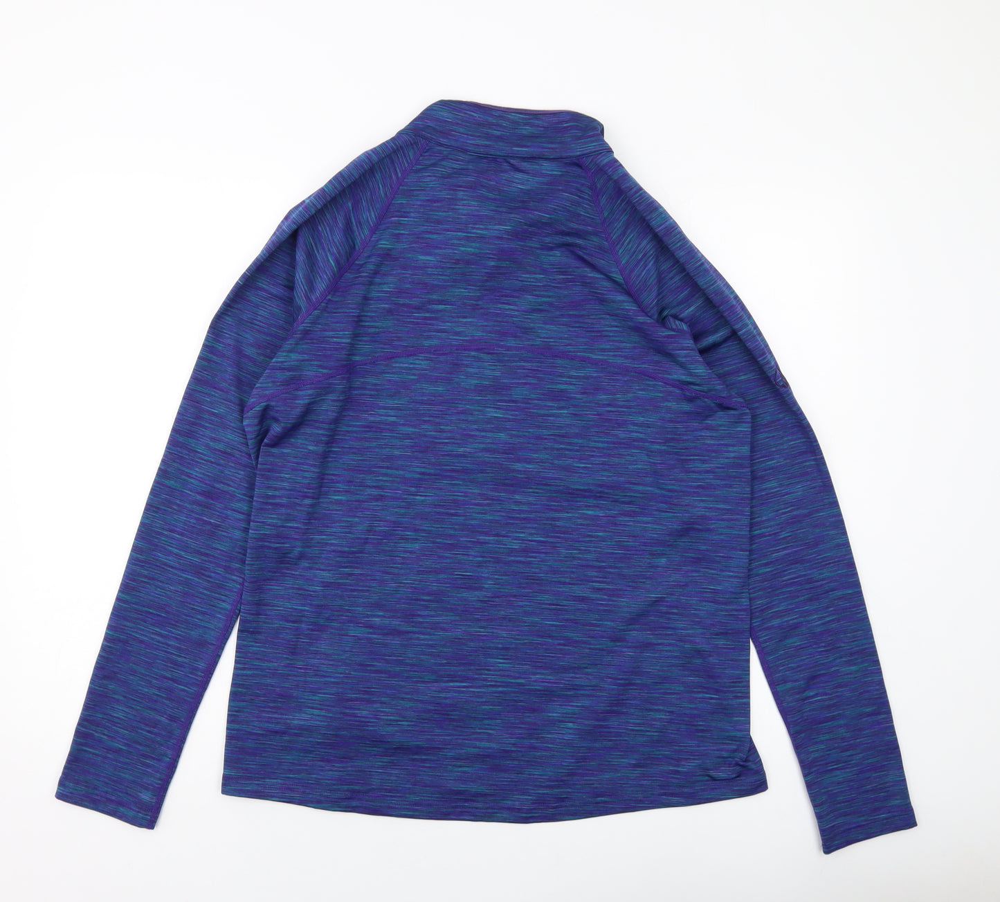 North Ridge Womens Blue Polyester Pullover Sweatshirt Size 18 Zip