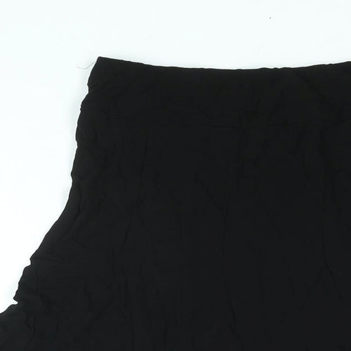 Laura Ashley Womens Black Viscose Trumpet Skirt Size 8