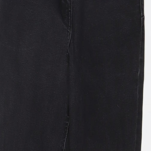 Denim & Co. Womens Black Cotton Skinny Jeans Size 10 L29 in Regular Zip