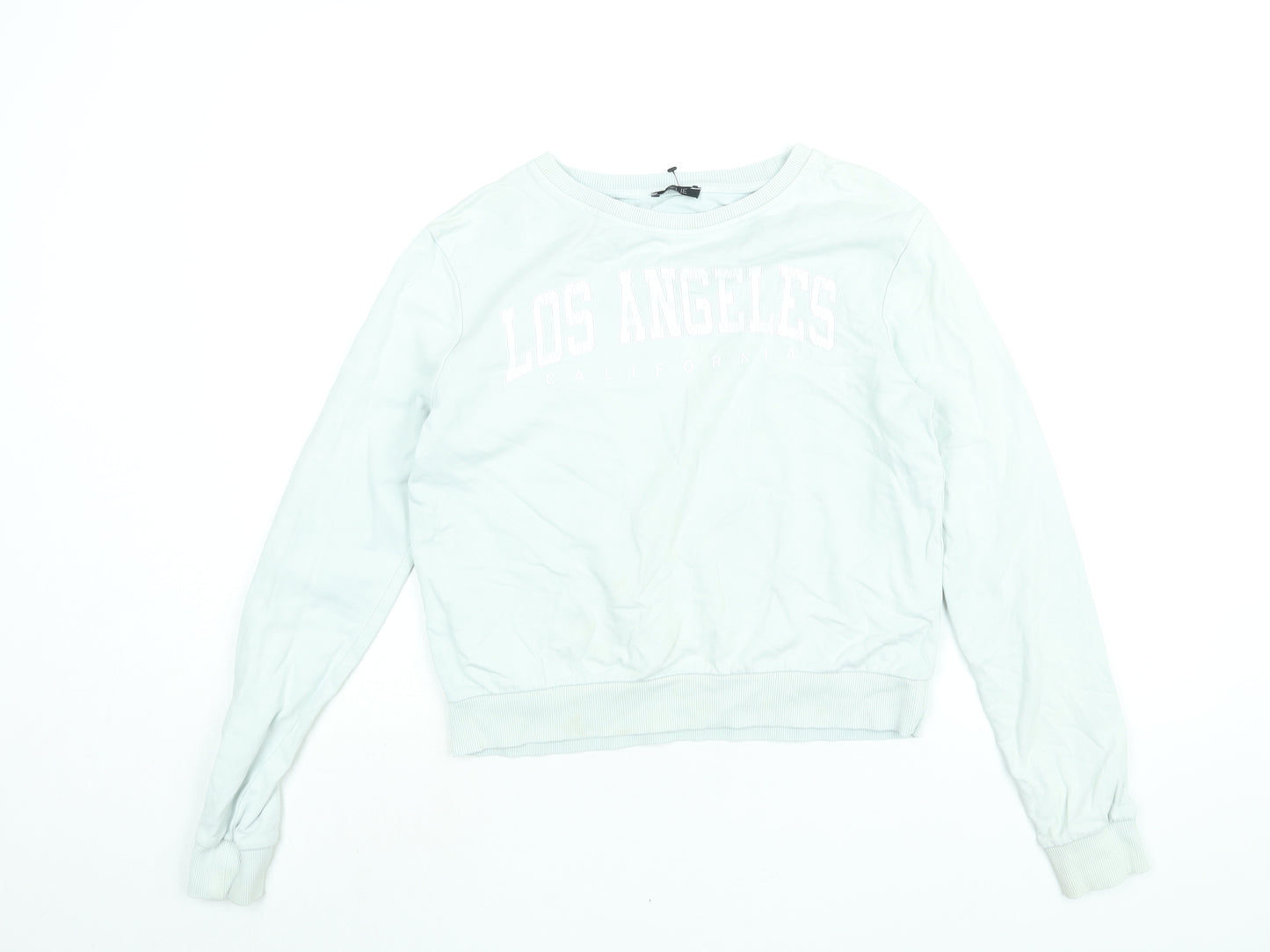 M&Co Girls Blue Cotton Pullover Sweatshirt Size 13 Years Pullover - Los Angeles California