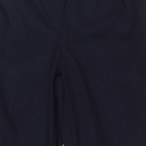 4th Reckless Womens Blue Polyester Sweatpants Trousers Size 12 L28 in Regular Zip