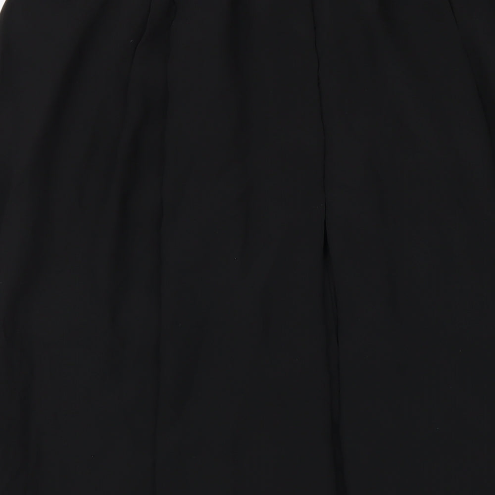 Hush Womens Black Polyester A-Line Skirt Size 14