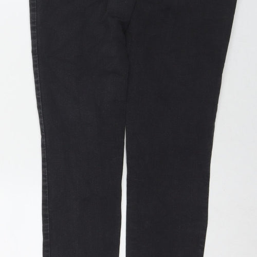 Marks and Spencer Womens Black Cotton Jegging Jeans Size 10 L32 in Regular