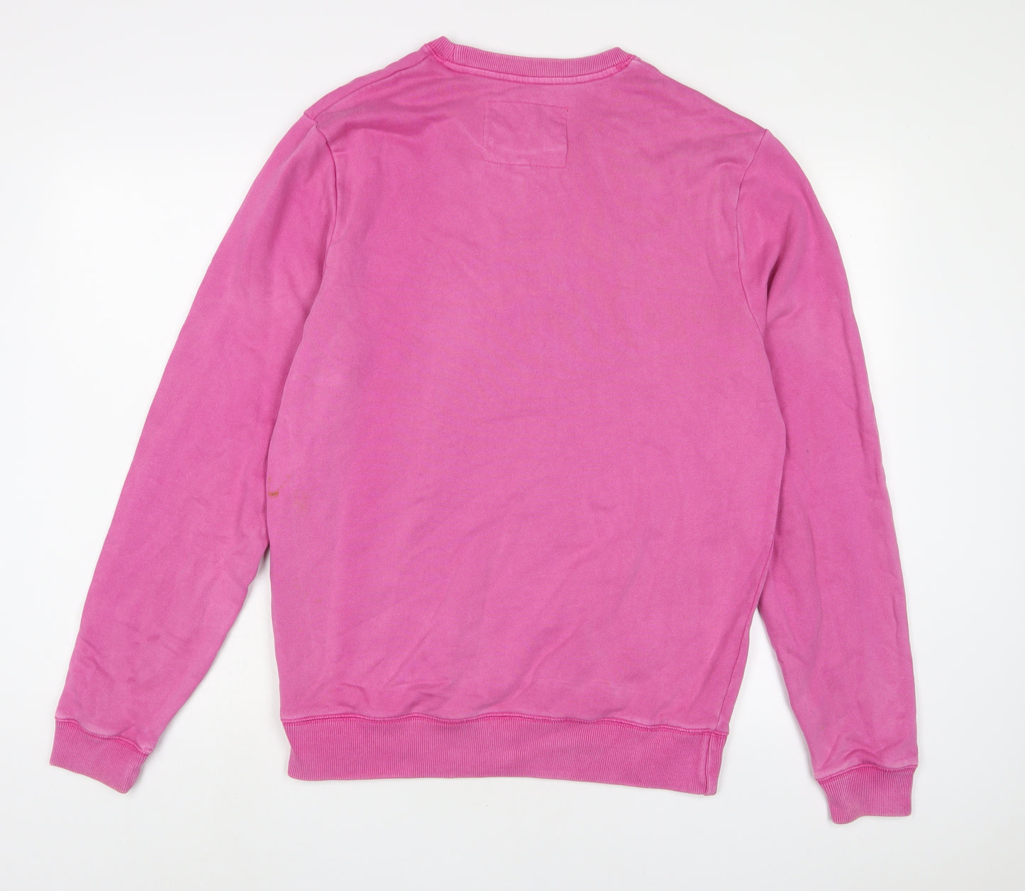 Jack Wills Womens Pink Cotton Pullover Sweatshirt Size M Pullover