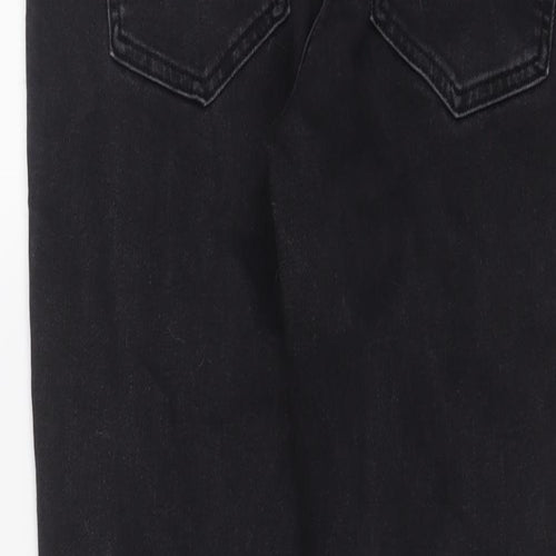 River Island Womens Black Cotton Skinny Jeans Size 10 L29 in Regular Zip