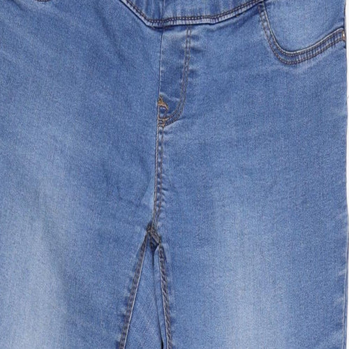 New Look Womens Blue Cotton Blend Jegging Jeans Size 12 L26 in Regular