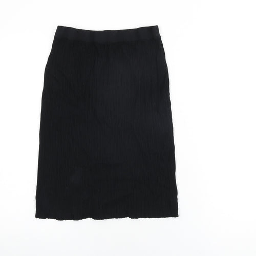 NEXT Womens Black Viscose Straight & Pencil Skirt Size 8