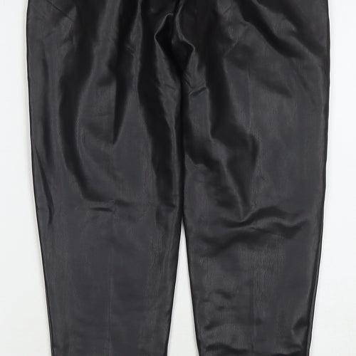 Marks and Spencer Womens Black Polyester Jegging Leggings Size 10 L25 in