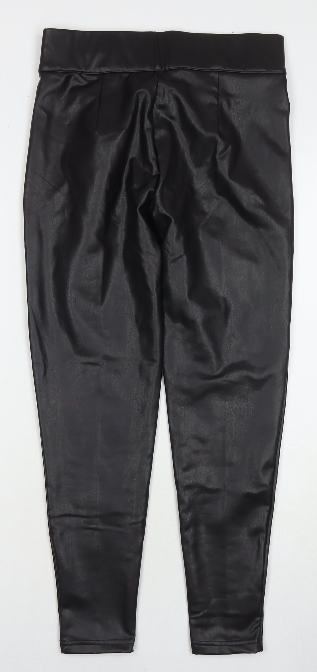 Marks and Spencer Womens Black Polyester Jegging Leggings Size 10 L25 in