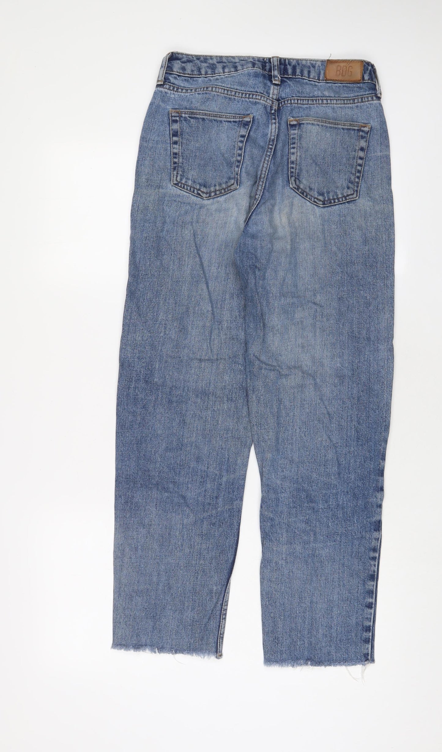 BDG Womens Blue Cotton Straight Jeans Size 26 in L32 in Regular Zip