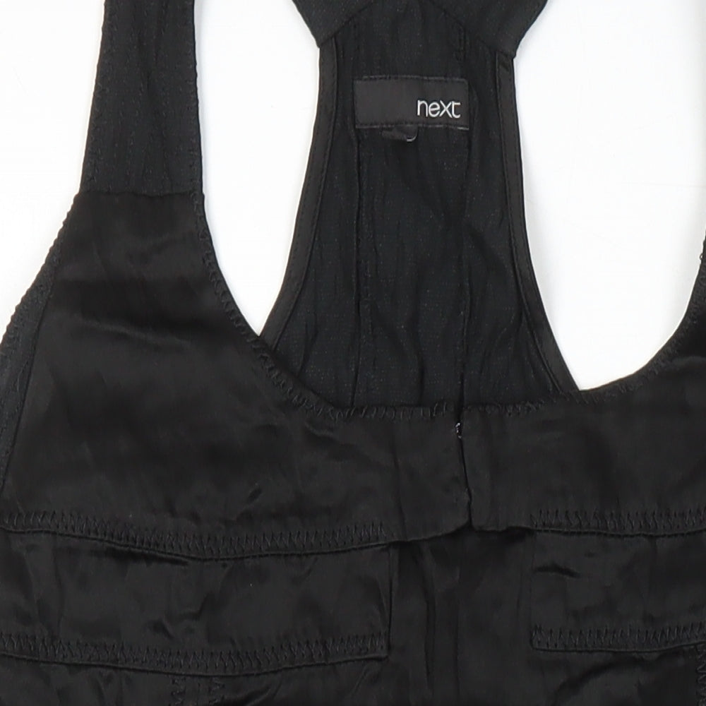 NEXT Womens Black Acetate A-Line Size 10 Round Neck