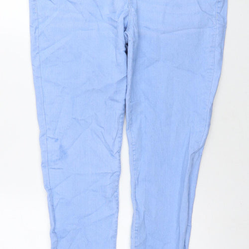 Dorothy Perkins Womens Blue Cotton Jegging Jeans Size 12 L28 in Regular