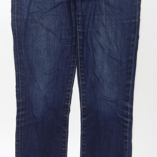 Levi's Womens Blue Cotton Skinny Jeans Size 26 in L30 in Regular Zip