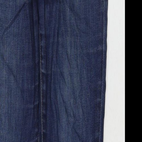 Levi's Womens Blue Cotton Skinny Jeans Size 26 in L30 in Regular Zip