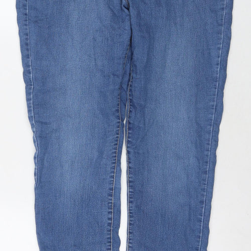 Eden Womens Blue Cotton Jegging Jeans Size 12 L29 in Regular Zip