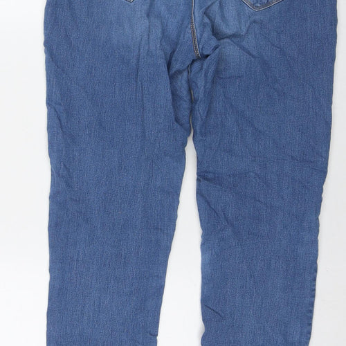 Eden Womens Blue Cotton Jegging Jeans Size 12 L29 in Regular Zip