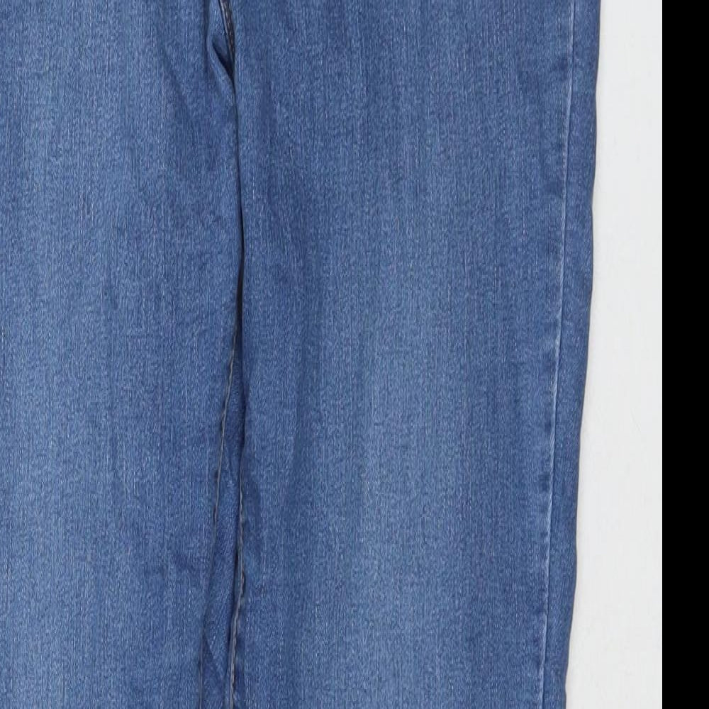 Eden Womens Blue Cotton Jegging Jeans Size 12 L29 in Regular Zip