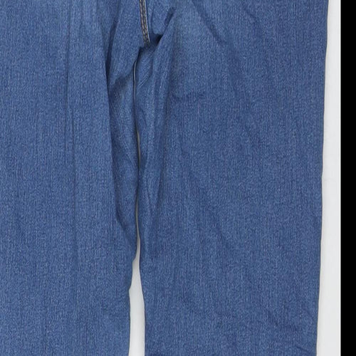 Eden Womens Blue Cotton Jegging Jeans Size 12 L29 in Regular Zip