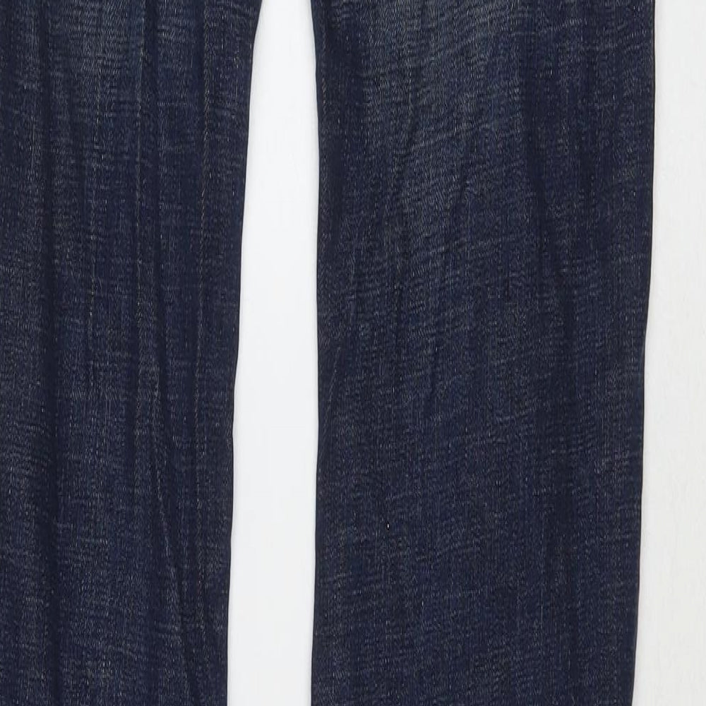 NOLITA Womens Blue Cotton Bootcut Jeans Size 26 in L35 in Regular Zip