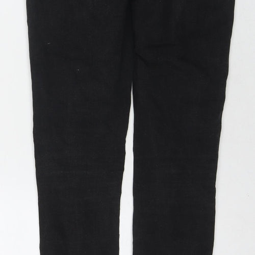 Denim & Co. Womens Black Cotton Skinny Jeans Size 10 L30 in Regular Zip