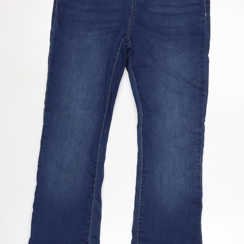 Denim 365 Womens Blue Cotton Blend Jegging Jeans Size 12 L31 in Regular - Bootcut,