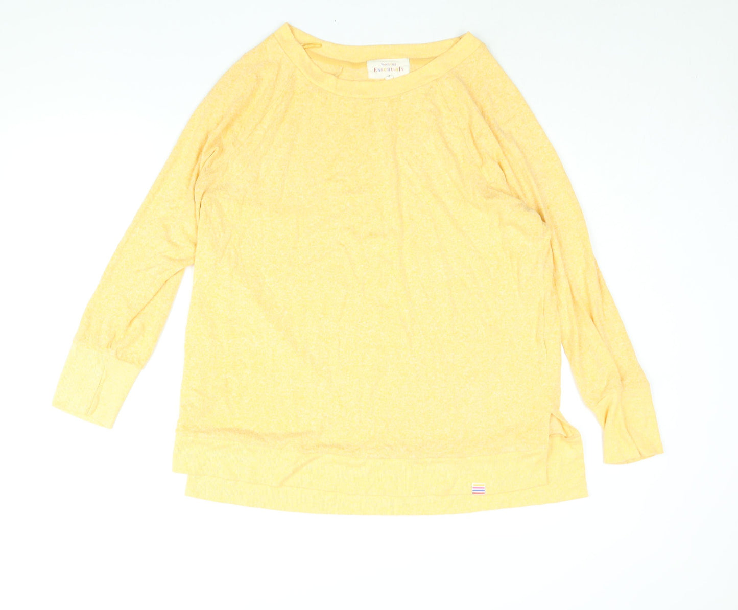 NEXT Womens Orange Viscose Pullover Sweatshirt Size 18 Pullover