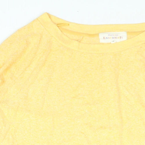 NEXT Womens Orange Viscose Pullover Sweatshirt Size 18 Pullover