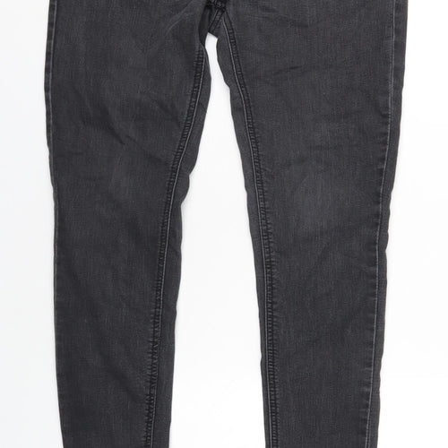 Denim & Co. Womens Black Cotton Skinny Jeans Size 12 L32 in Regular Zip