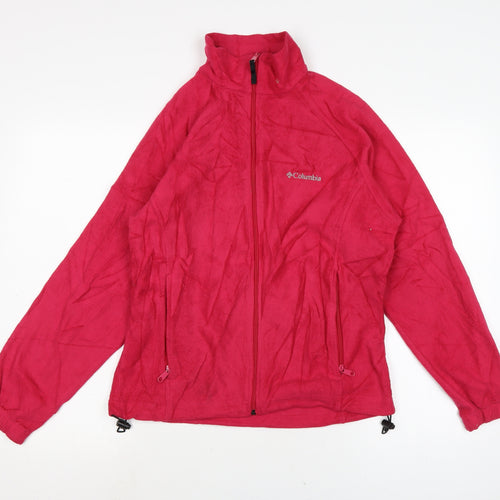 Columbia Womens Pink Jacket Size M Zip