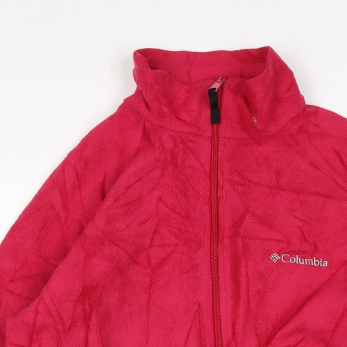 Columbia Womens Pink Jacket Size M Zip