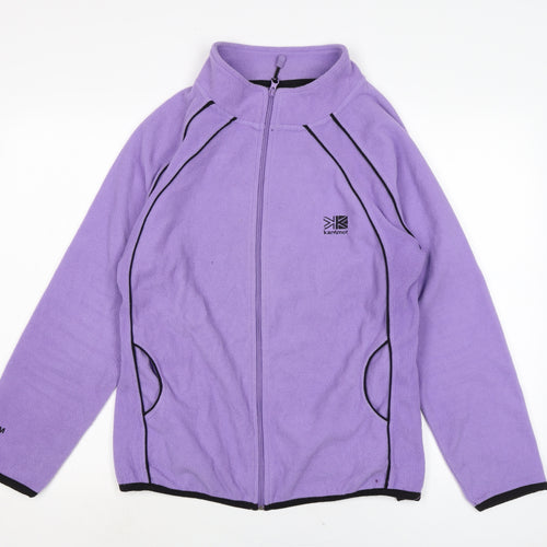 Karrimor Womens Purple Jacket Size 16 Zip