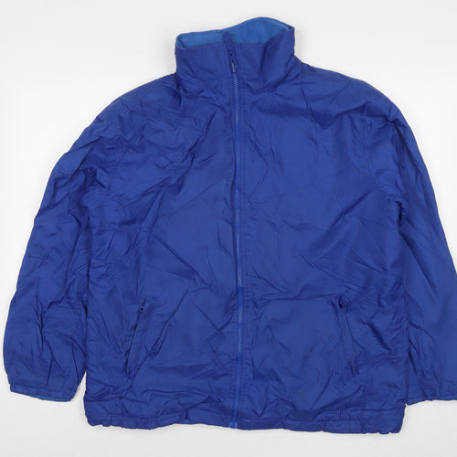 Mistral Womens Blue Jacket Size M Zip - Reversible