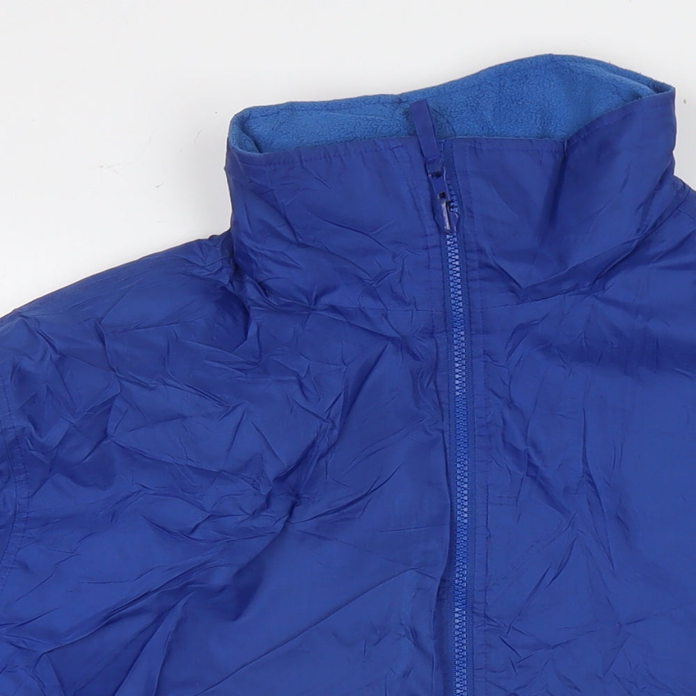 Mistral Womens Blue Jacket Size M Zip - Reversible