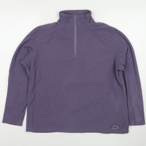 Marks and Spencer Womens Purple Polyester Pullover Sweatshirt Size 18 Pullover