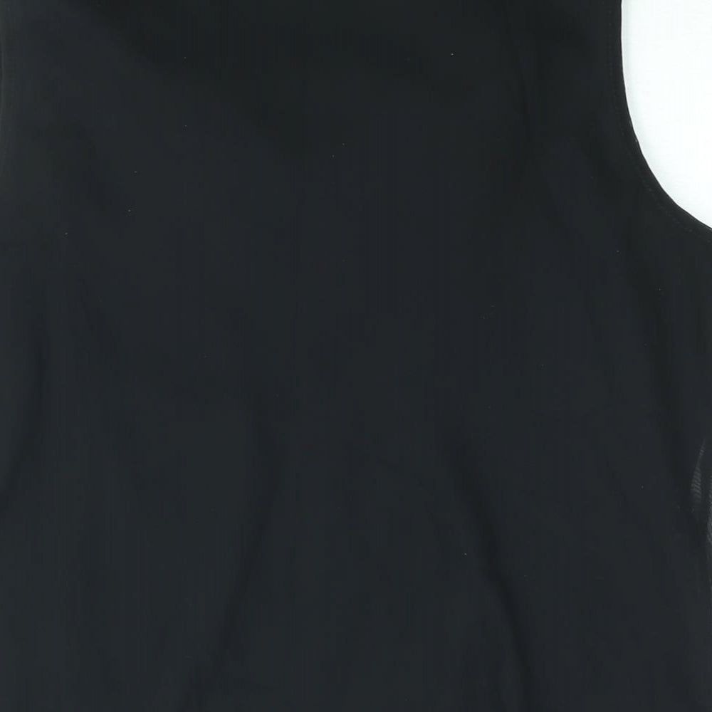 New Look Womens Black Polyester Camisole Blouse Size 18 Cowl Neck