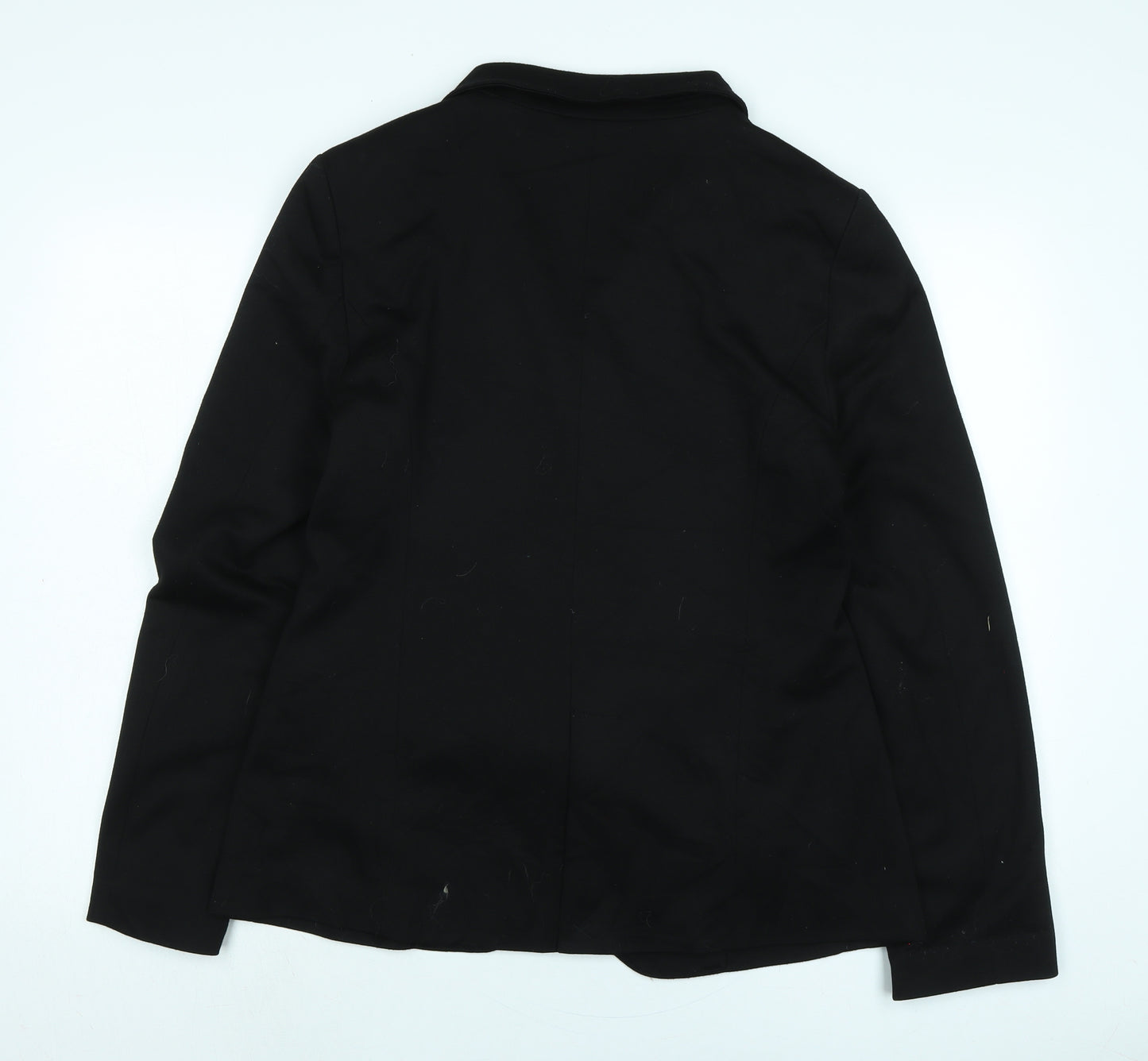 New Look Womens Black Jacket Size 16 Button