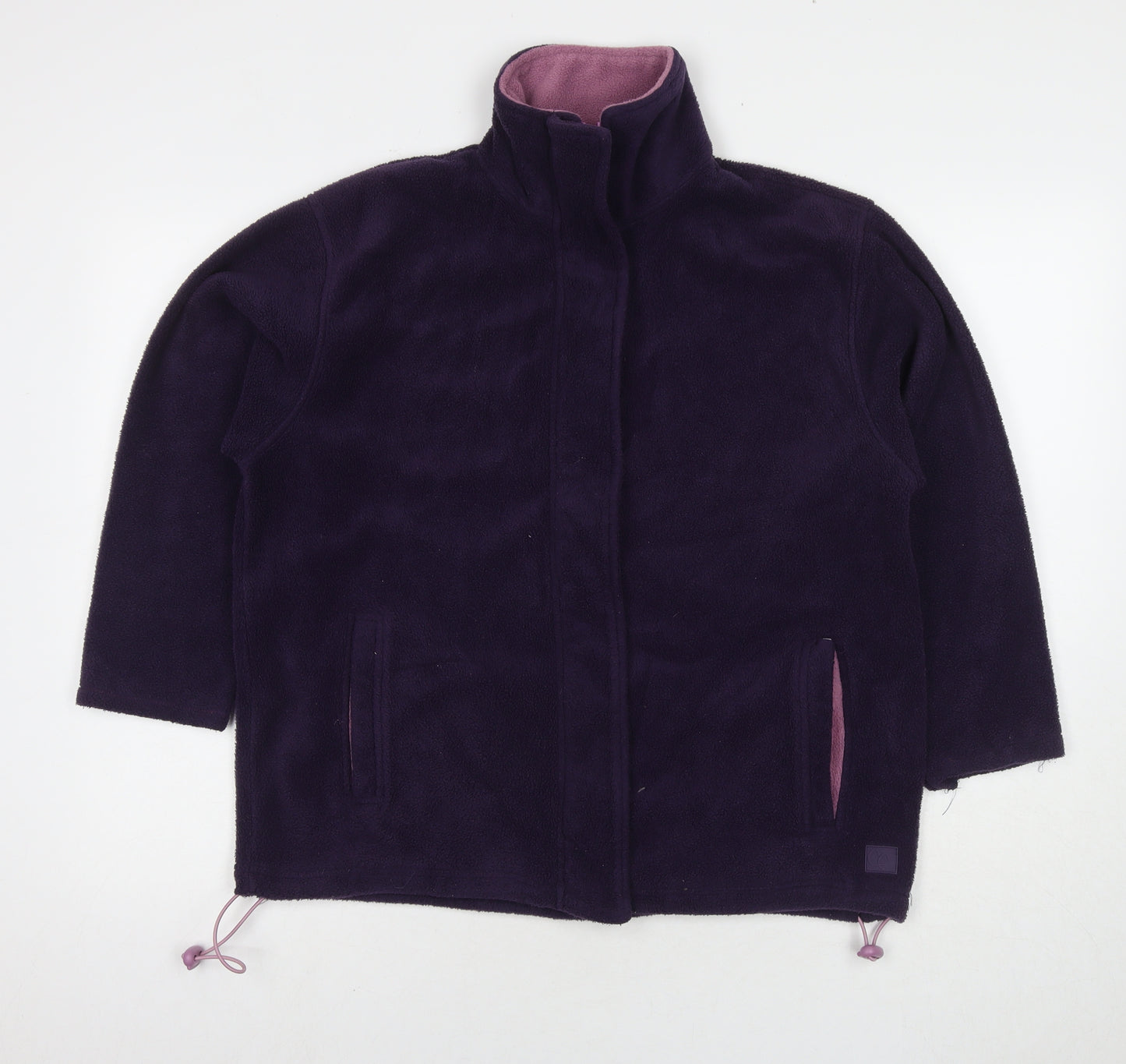 Classic Collection Womens Purple Jacket Size M Zip