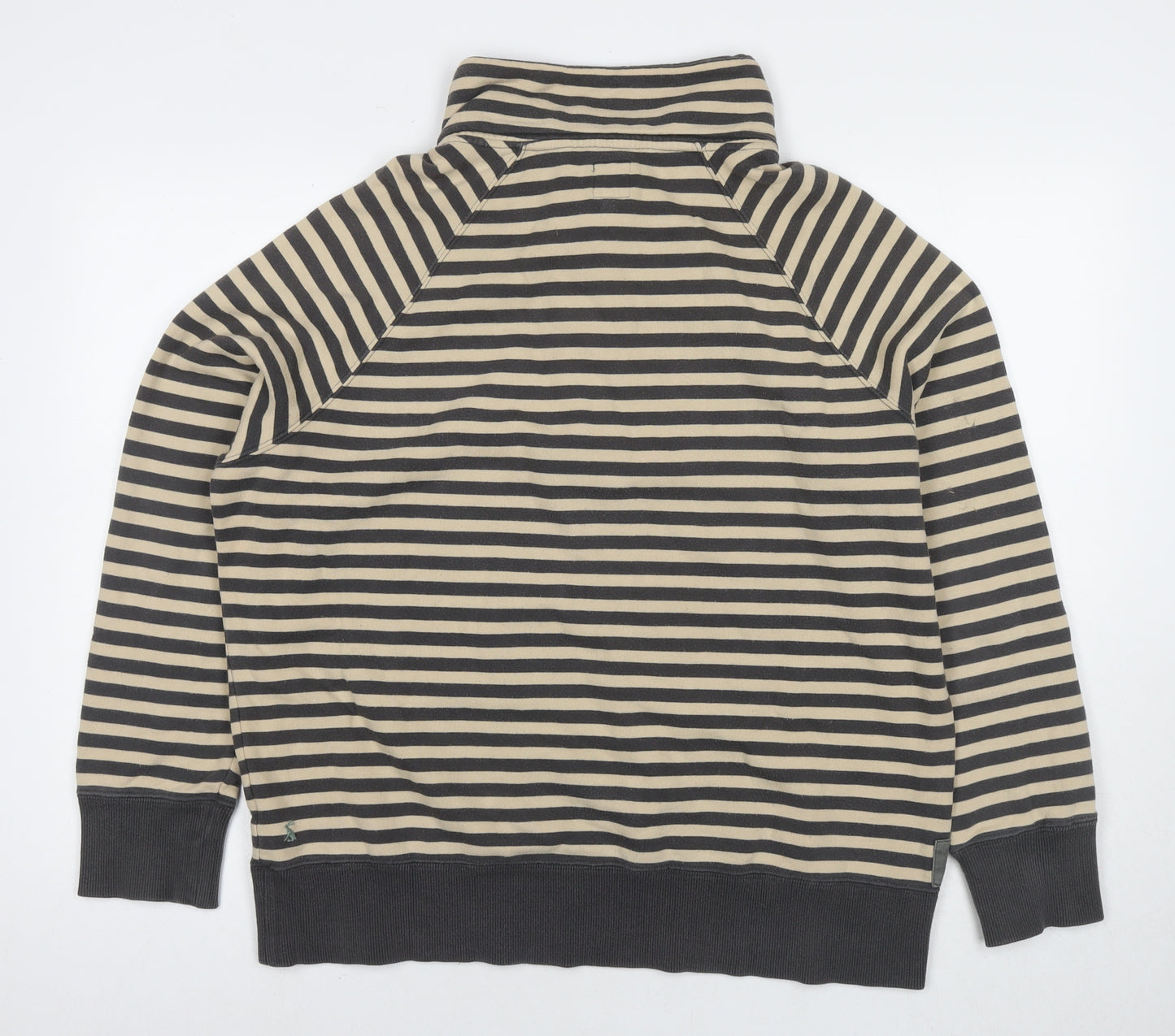 Joules Womens Brown Striped Cotton Pullover Sweatshirt Size 18 Pullover