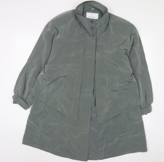 Aquabury Womens Green Jacket Size M Button